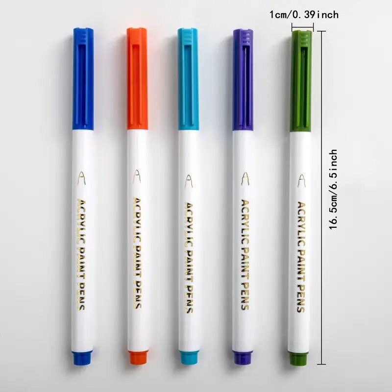 21 Color Washable Acrylic Paint Pens, Paint Marker Dry Fast